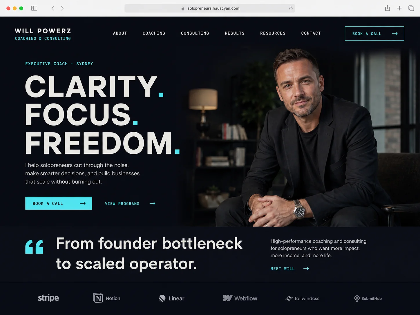 Surry Hills design · Coaches & Consultants archetype